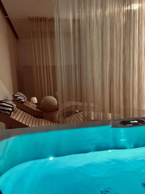 Private wellness suite for two