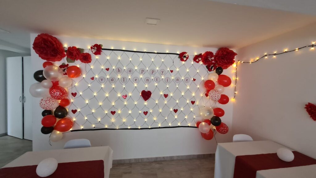 Valentine's Day menu